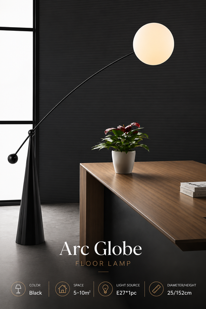 Arc Globe Floor Lamp