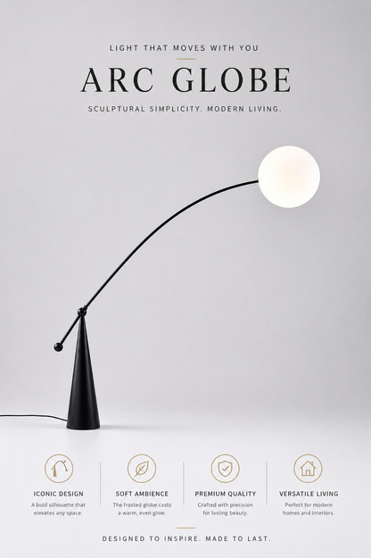 Arc Globe Floor Lamp