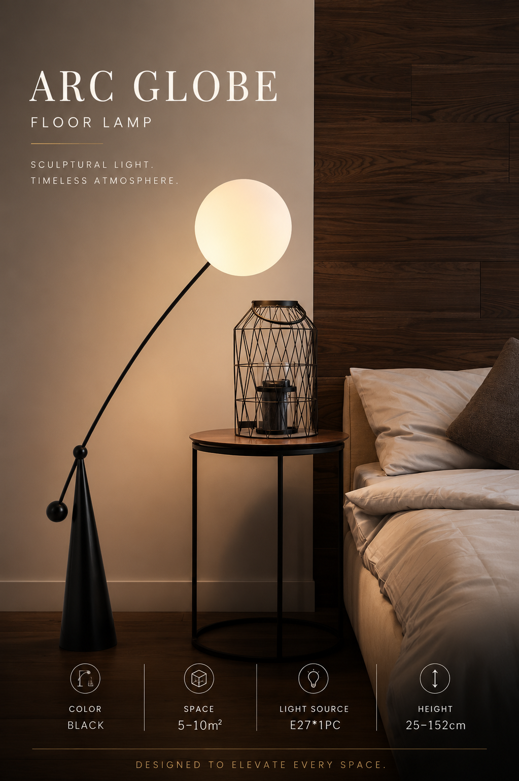 Arc Globe Floor Lamp