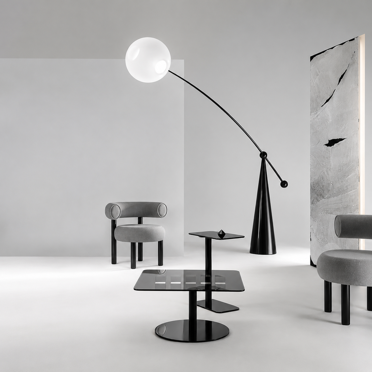 Arc Globe Floor Lamp