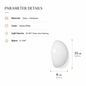 Orbis Glass Wall Lamp