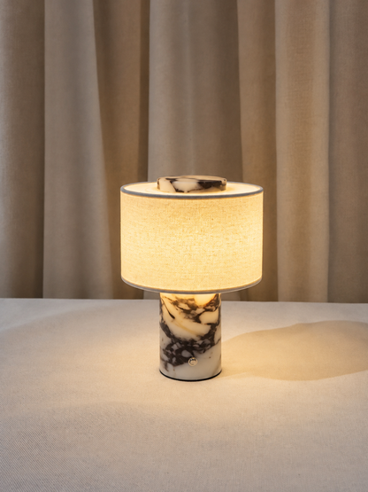 LumaStone Luxury Rechargeable Table Lamp