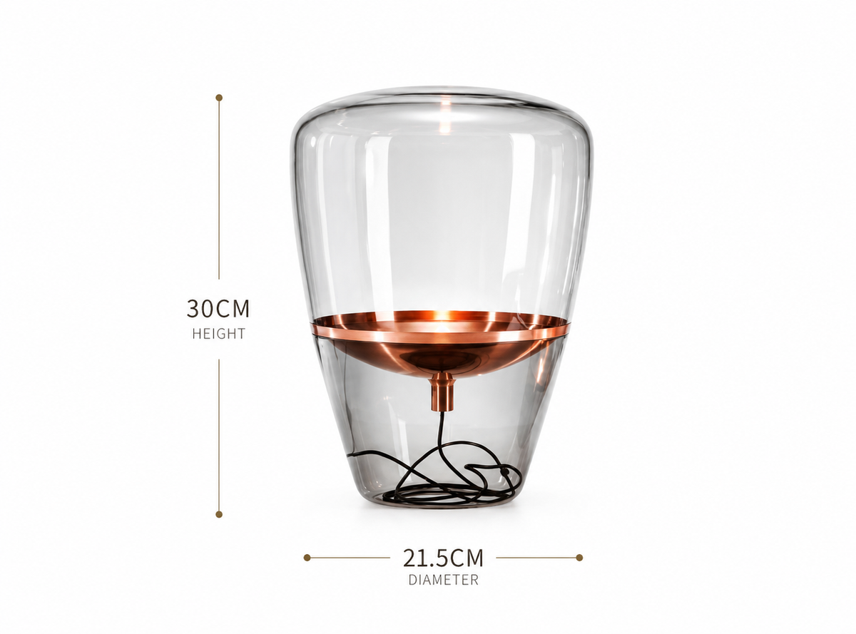 Lumière Glass Table Lamp