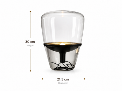 Lumière Glass Table Lamp