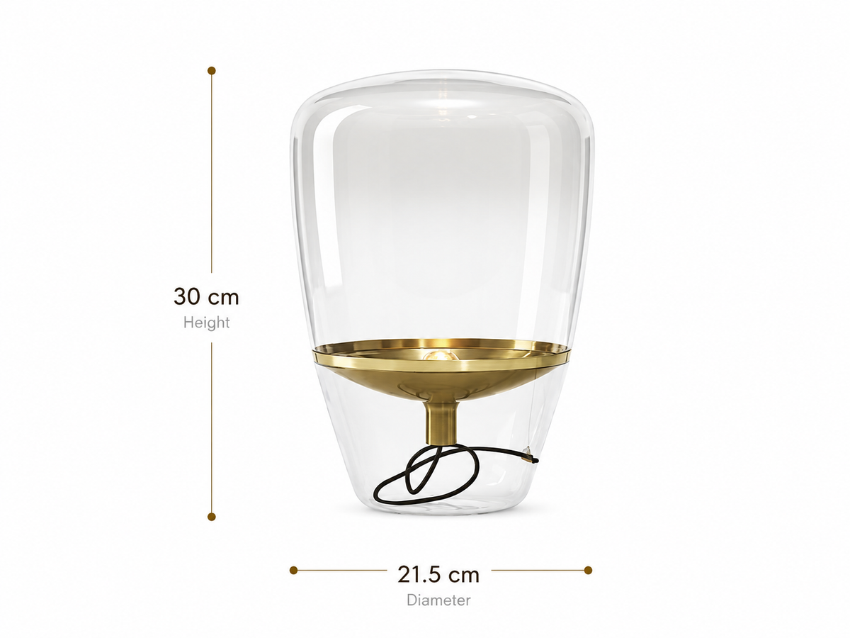 Lumière Glass Table Lamp