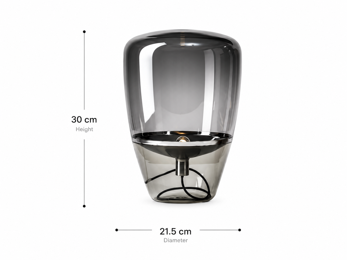 Lumière Glass Table Lamp