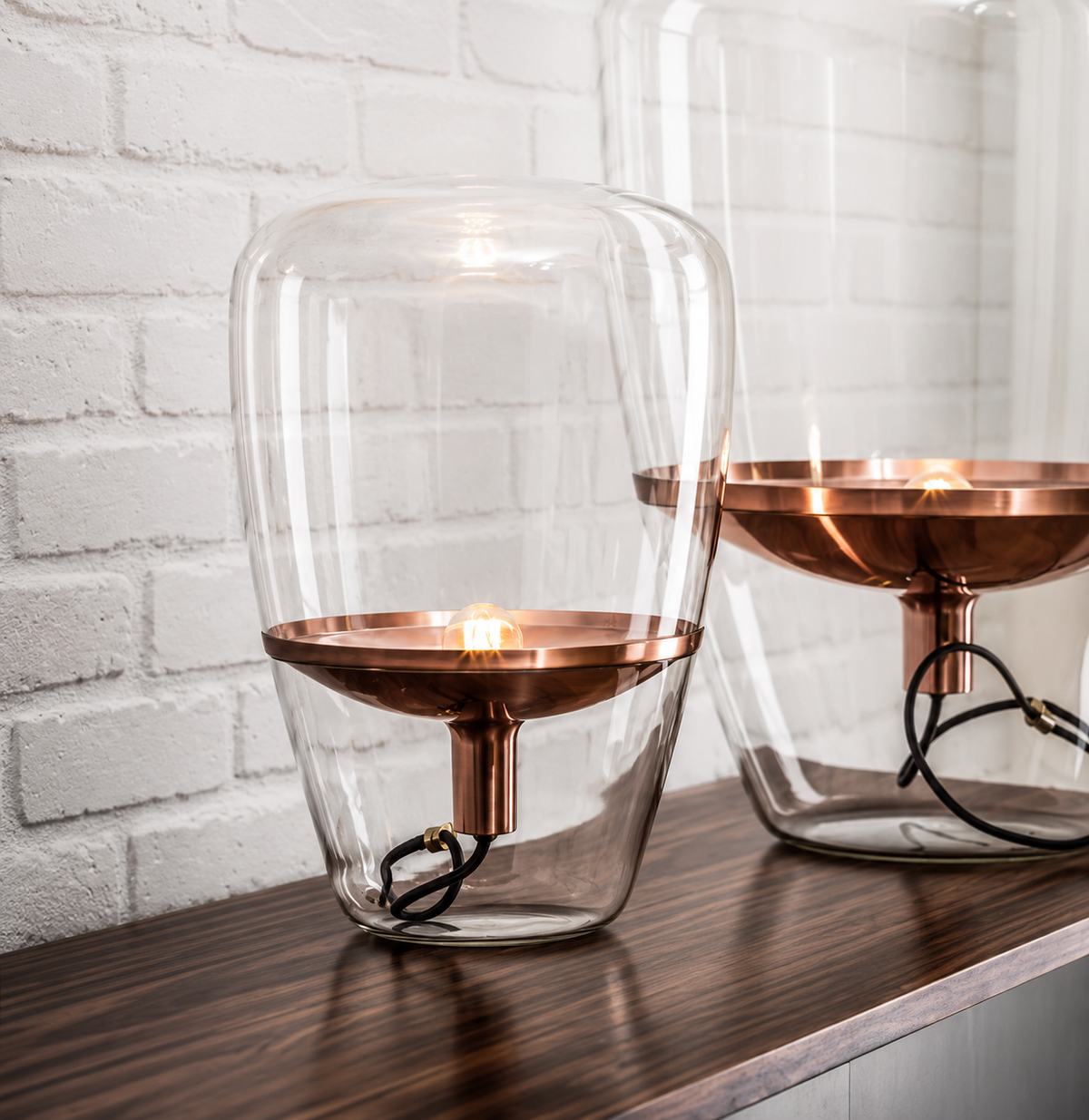 Lumière Glass Table Lamp