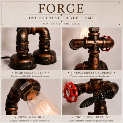 Forge Industrial Table Lamp