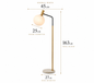 Marble Globe Floor Lamp
